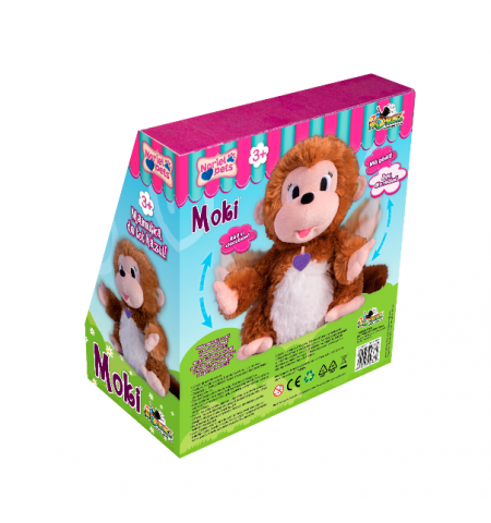 Noriel INT6680 Мягкая интерактивная игрушка Noriel Pets - Моки