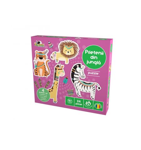 Noriel NOR2556 Пазлы Premium - Друзья из джунглей