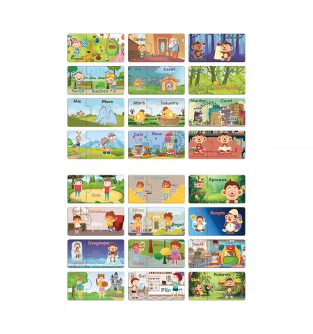 Noriel NOR4024 Пазлы Noriel – Игра антонимов, 48 деталей