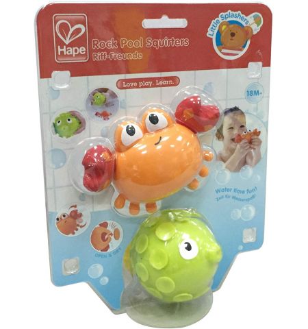 HAPE E0208A  Игровой набор для ванной “ROCK POOL SQUIRTERS” HAPE E0208A  Игровой набор для ванной “ROCK POOL SQUIRTERS”
