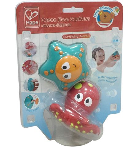 HAPE E0213A Игровой набор для ванной “Ocean Floor Squirters” HAPE E0213A Игровой набор для ванной “Ocean Floor Squirters”