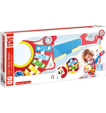 HAPE E0335A Музыкальная игрушка 6-в-1