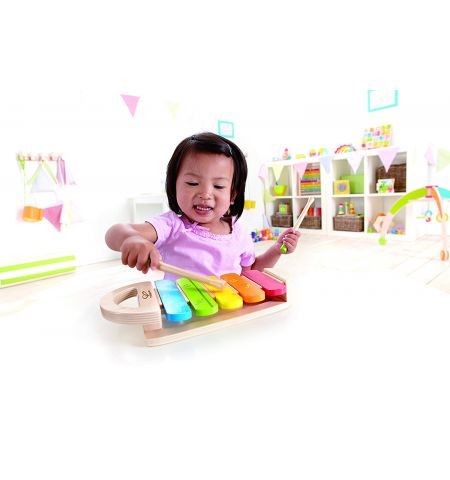 Hape E0606A Инструментальная игрушка "Ксилофон Радуга" Hape E0606A Инструментальная игрушка "Ксилофон Радуга"
