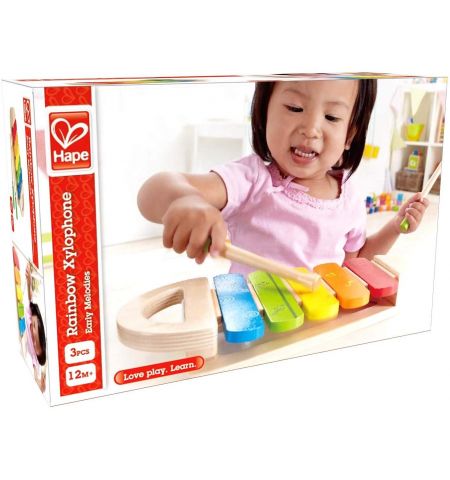 Hape E0606A Инструментальная игрушка "Ксилофон Радуга" Hape E0606A Инструментальная игрушка "Ксилофон Радуга"