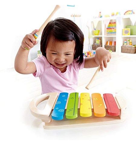 Hape E0606A Инструментальная игрушка "Ксилофон Радуга" Hape E0606A Инструментальная игрушка "Ксилофон Радуга"
