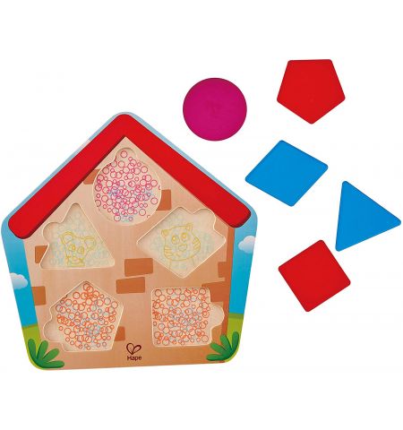HAPE E1613A Пазл "Кто в доме живет?"