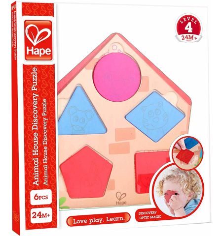 HAPE E1613A Пазл "Кто в доме живет?"