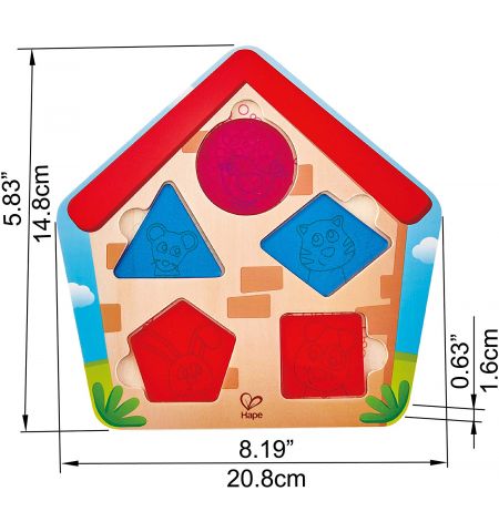 HAPE E1613A Пазл "Кто в доме живет?"