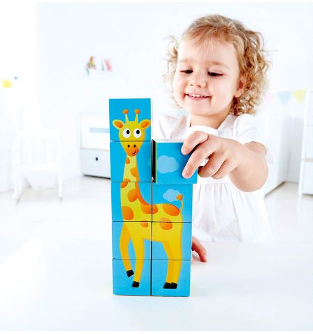 HAPE E1619A Кубики "Джунгли" HAPE E1619A Кубики "Джунгли"