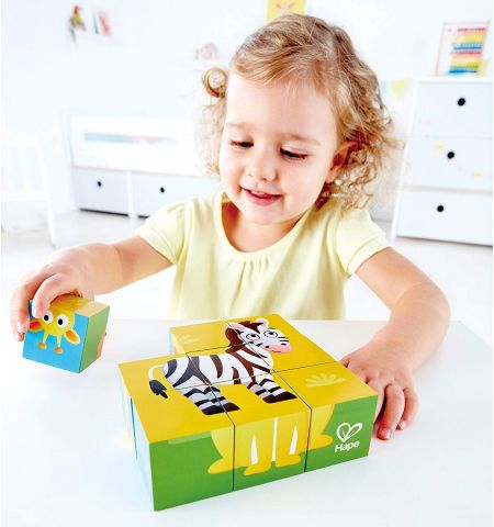 HAPE E1619A Кубики "Джунгли" HAPE E1619A Кубики "Джунгли"