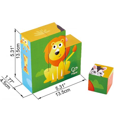 HAPE E1619A Кубики "Джунгли" HAPE E1619A Кубики "Джунгли"