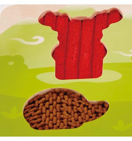 HAPE E1621A Пазл тактильный "Лесные животные"