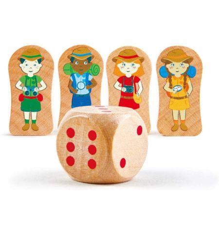 HAPE E1626A Пазлы и игра “Тур по миру” 2-в1