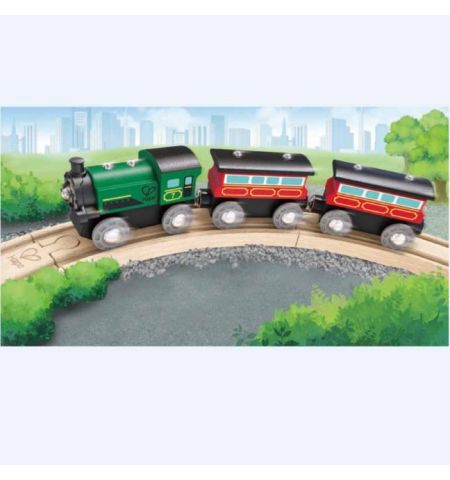 HAPE E3719A Игровой набор Пассажирский поезд “STEAM-ERA PASSENGER TRAIN” HAPE E3719A Игровой набор Пассажирский поезд “STEAM-ERA PASSENGER TRAIN”