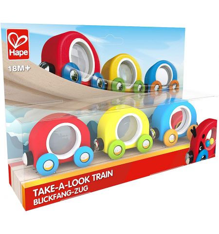 HAPE E3805B Игровой набор Поезд “TAKE-A-LOOK TRAIN” HAPE E3805B Игровой набор Поезд “TAKE-A-LOOK TRAIN”