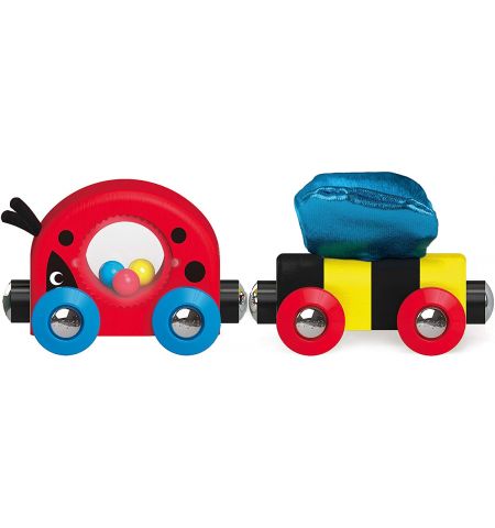 HAPE E3806A Деревянный поезд "Насекомые" HAPE E3806A Деревянный поезд "Насекомые"