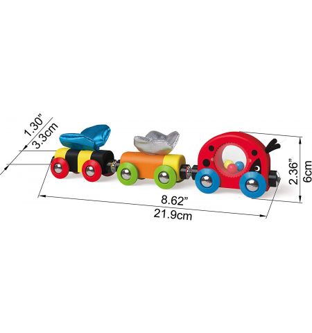 HAPE E3806A Деревянный поезд "Насекомые" HAPE E3806A Деревянный поезд "Насекомые"