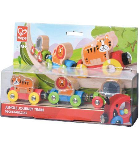 HAPE E3807B Паровозик "Приключения в джунглях" HAPE E3807B Паровозик "Приключения в джунглях"