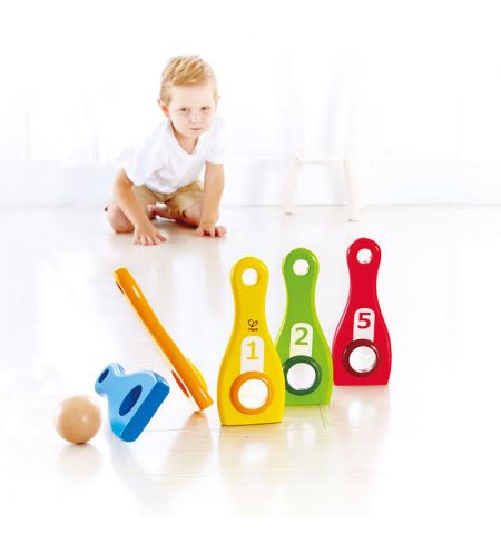 HAPE E4309A Набор для боулинга "Радуга"