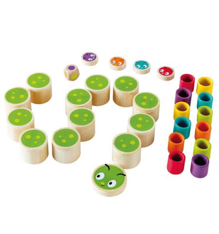 Hape E5556A Деревянная игрушка. Игра Мемо Гусеничка