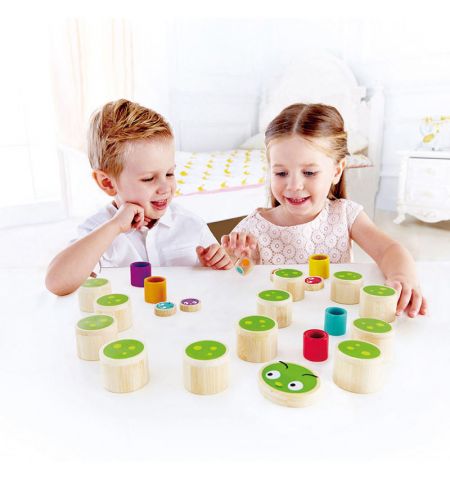 Hape E5556A Деревянная игрушка. Игра Мемо Гусеничка