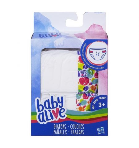 Hasbro C2723 Подгузники для кукол BABY ALIVE Hasbro C2723 Подгузники для кукол BABY ALIVE