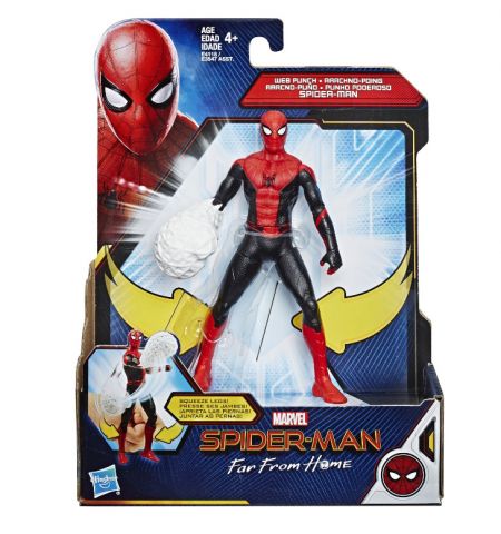 Hasbro E3547 Фигурка Человек-паук делюкс "Spider-man",15см с интерактивным аксессуаром