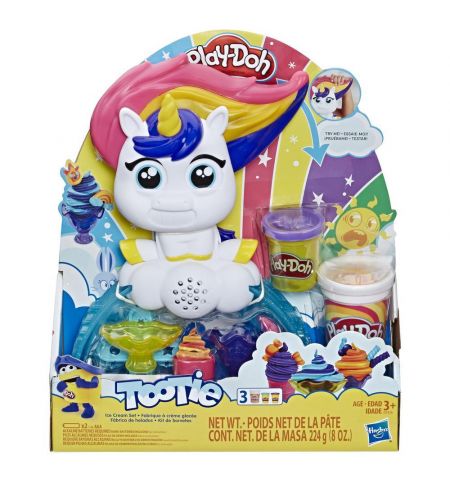 Hasbro Play-Doh E5376 Play-Doh Tootie Набор мороженого с единорогом