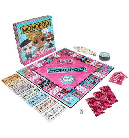 Hasbro Monopoly E7572 Настольная игра "Monopoly LOL Surprise"