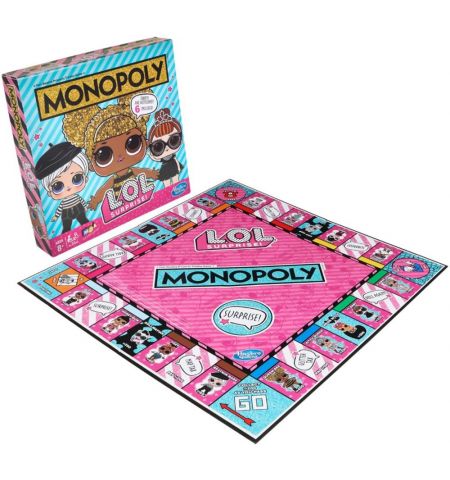 Hasbro Monopoly E7572 Настольная игра "Monopoly LOL Surprise" Hasbro Monopoly E7572 Настольная игра "Monopoly LOL Surprise"