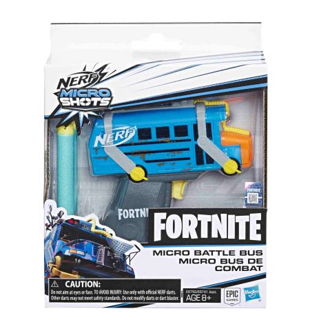 Hasbro Nerf E6752 Бластер Microshots Fortnite Battle Bus