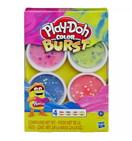 HASBRO PLAY-DOH E6966 Игровой набор массы для лепки "Взрыв цвета" в ассортименте HASBRO PLAY-DOH E6966 Игровой набор массы для лепки "Взрыв цвета" в ассортименте