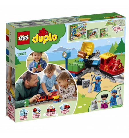 Lego Duplo 10874 "Steam Train"  Поезд на паровой тяге