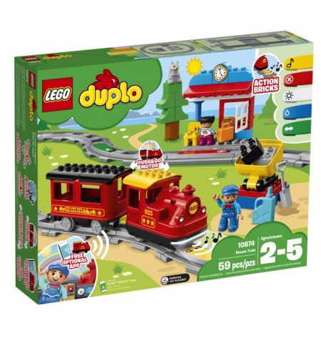 Lego Duplo 10874 "Steam Train"  Поезд на паровой тяге