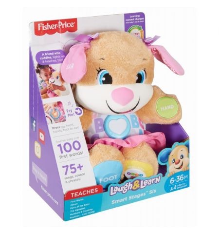 Mattel Fisher Price FPP92 "Сестричка Ученого щенка" Smart Stages (рум)