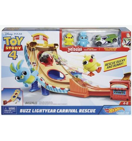 Mattel Hot Wheels GCP24 Автомобильный трек История игрушек 4 "Спасение карнавала" Mattel Hot Wheels GCP24 Автомобильный трек История игрушек 4 "Спасение карнавала"