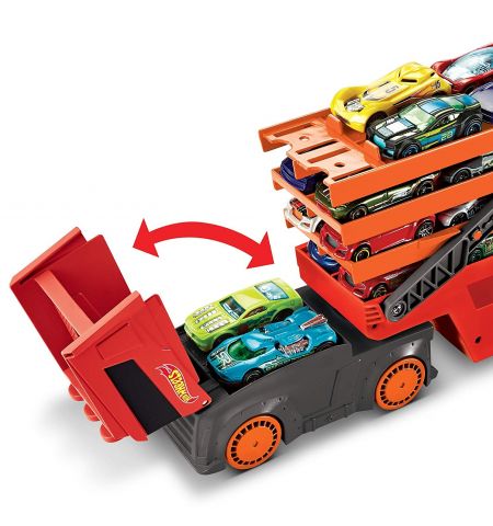 Mattel Hot Wheels GHR48 Трейлер "Mega Transportator" Mattel Hot Wheels GHR48 Трейлер "Mega Transportator"