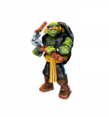 Mattel Mega Bloks DPW12 Фигурка персонажа фильма Черепашки Ниндзя II MEGA TOY