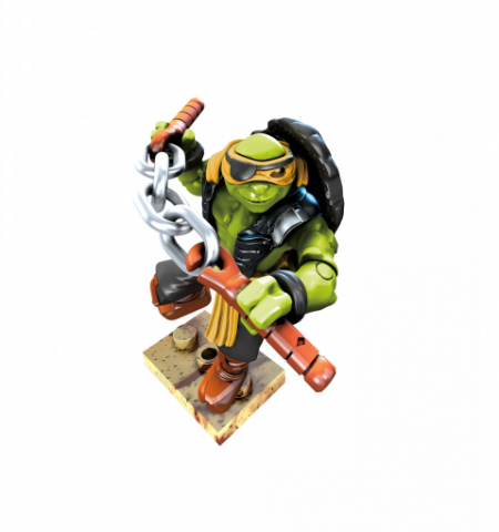 Mattel Mega Bloks DPW12 Фигурка персонажа фильма Черепашки Ниндзя II MEGA TOY