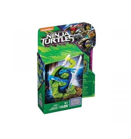 Mattel Mega Bloks DPW12 Фигурка персонажа фильма Черепашки Ниндзя II MEGA TOY