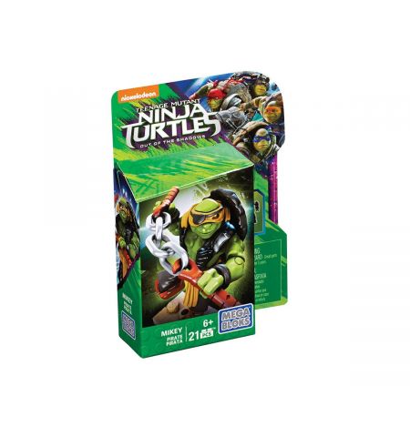 Mattel Mega Bloks DPW12 Фигурка персонажа фильма Черепашки Ниндзя II MEGA TOY