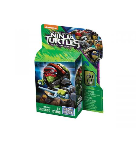 Mattel Mega Bloks DPW12 Фигурка персонажа фильма Черепашки Ниндзя II MEGA TOY