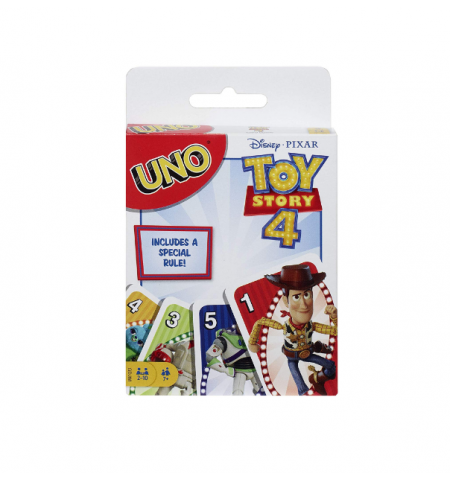 Mattel UNO GDJ88 Настольная игра UNO История игрушек 4 Mattel UNO GDJ88 Настольная игра UNO История игрушек 4
