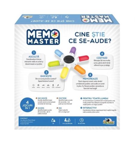 NORIEL INT_N0694 Интерактивная игра Memo Master - Кто знает, что слышно? NORIEL INT_N0694 Интерактивная игра Memo Master - Кто знает, что слышно?