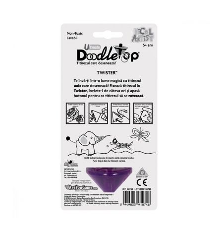 Noriel INT_N0748 Волчок, который рисует, серия Маленький Художник Doodletop Twister Noriel INT_N0748 Волчок, который рисует, серия Маленький Художник Doodletop Twister