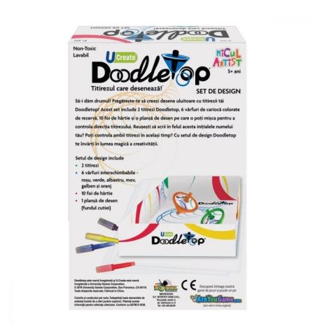 Noriel INT_N0762 Волчок, который рисует, Doodletop Design Kit, Маленький Художник Noriel INT_N0762 Волчок, который рисует, Doodletop Design Kit, Маленький Художник