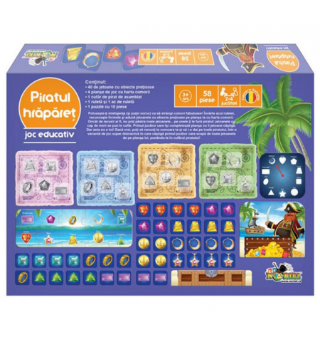 Noriel NOR4178 Настольная игра - Сокровища пиратов Noriel NOR4178 Настольная игра - Сокровища пиратов