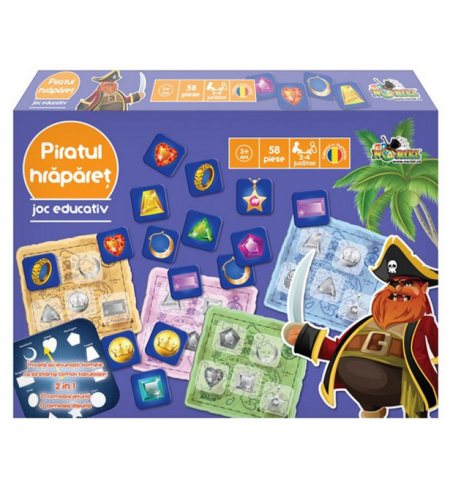 Noriel NOR4178 Настольная игра - Сокровища пиратов Noriel NOR4178 Настольная игра - Сокровища пиратов
