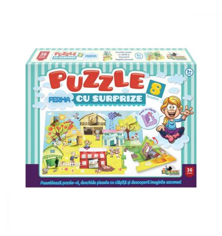 Noriel NOR4277 Puzzle Noriel Ферма с сюрпризами, 36 штук