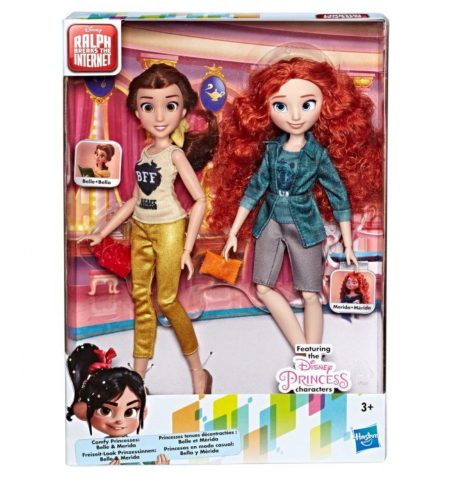 Hasbro Ralph Breaks the Internet E7356 Набор 2 куклы Мерида и Бэлль